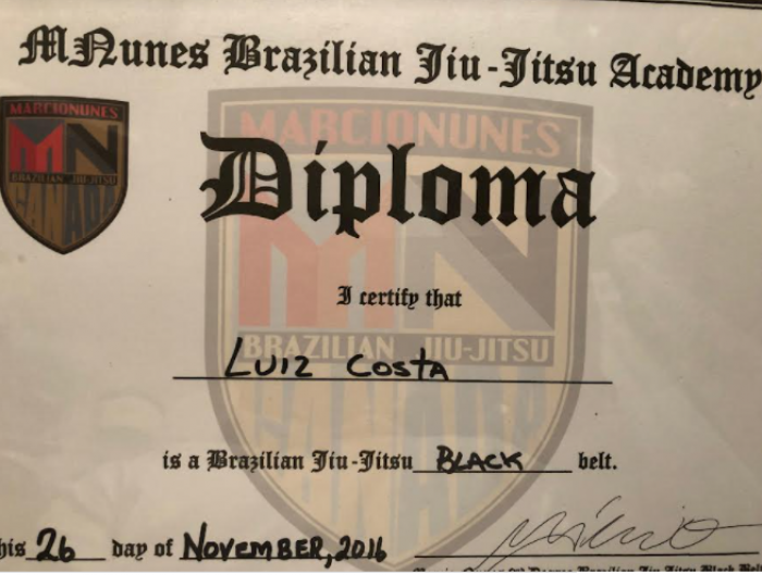 Black belt · November 26, 2016 · Promoted by Marcio Nunes