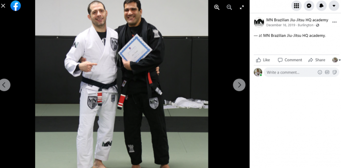 Black belt 1st degree · November 16, 2019 · Promoted by Marcio Nunes