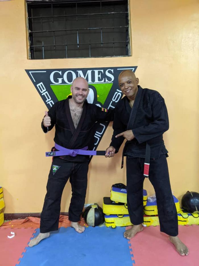 Purple belt · April 2, 2022 · Promoted by Wesley Gomes