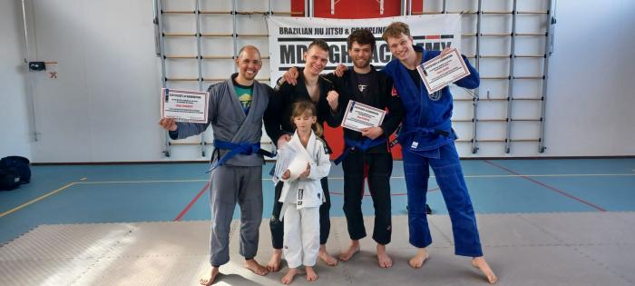 Blue belt · April 3, 2022 · Promoted by Marc Stappers