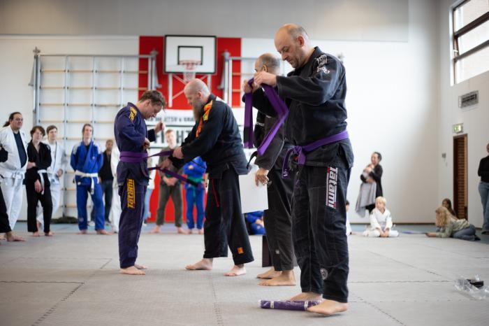 Purple belt · April 3, 2022 · Promoted by Marc Stappers
