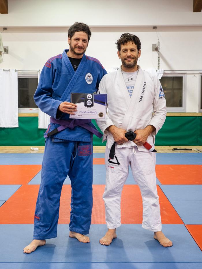 Purple belt · August 26, 2021 · Promoted by Itay Leibovich