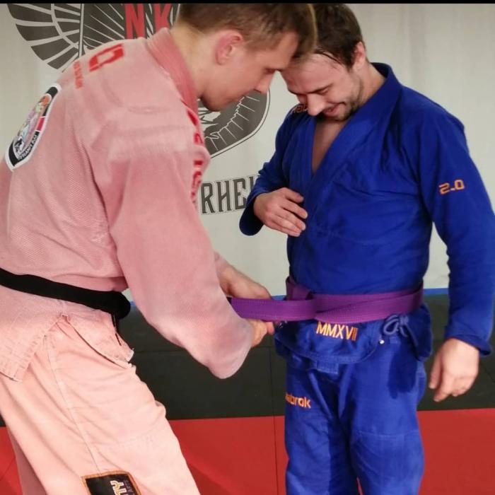 Purple belt · June 5, 2019 · Promoted by Tero Pyylampi