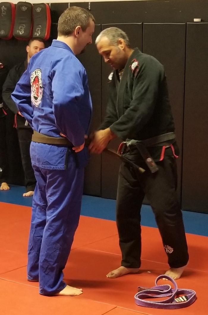 Brown belt · November 18, 2018 · Promoted by Mario Deveault