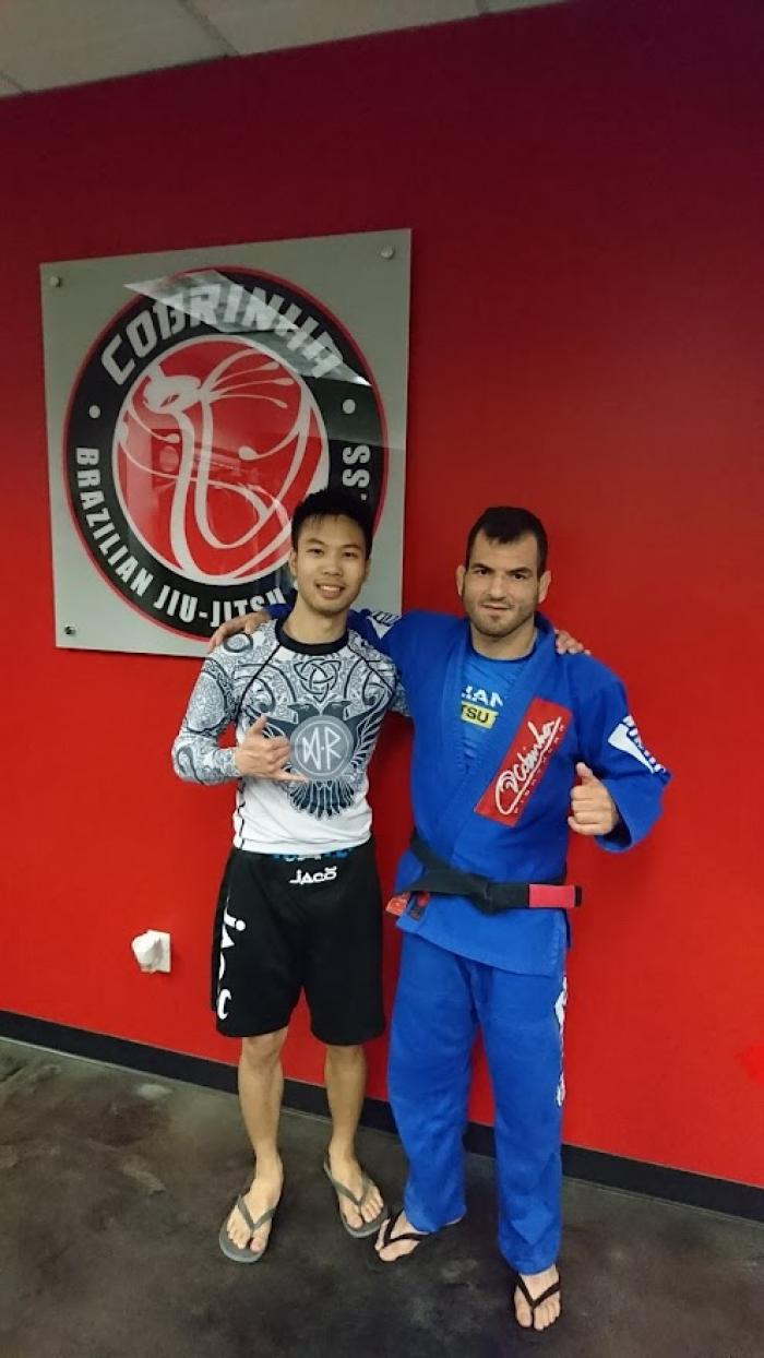 Visited Cobrinha's gym while on vacation in LA - Oct 2016