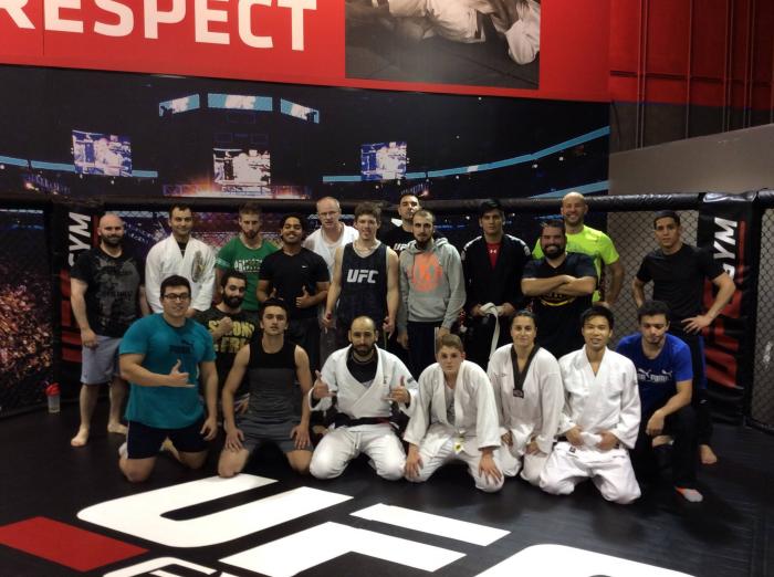 Beginning of my BJJ journey at UFC Gym - Dec 2015