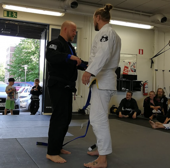 Blue belt · May 23, 2018 · Promoted by Tuomas Vaskisalmi