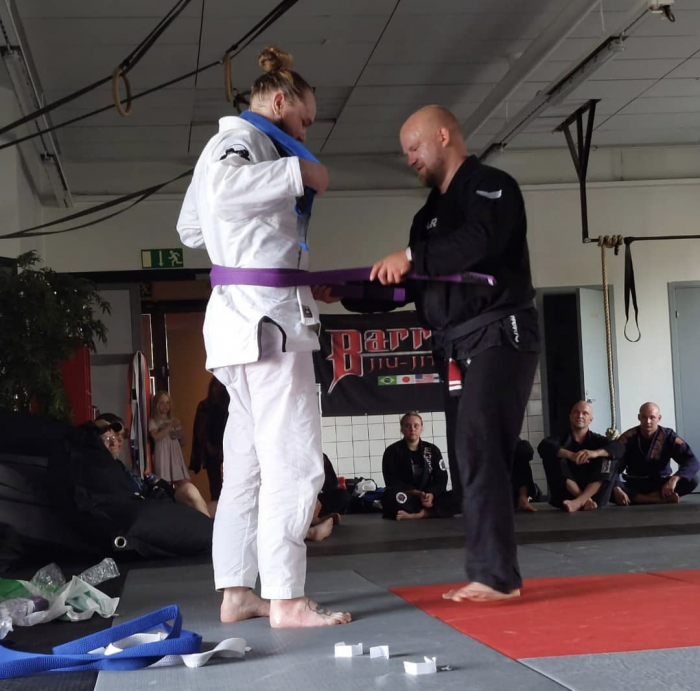 Purple belt · June 21, 2021 · Promoted by Tuomas Vaskisalmi