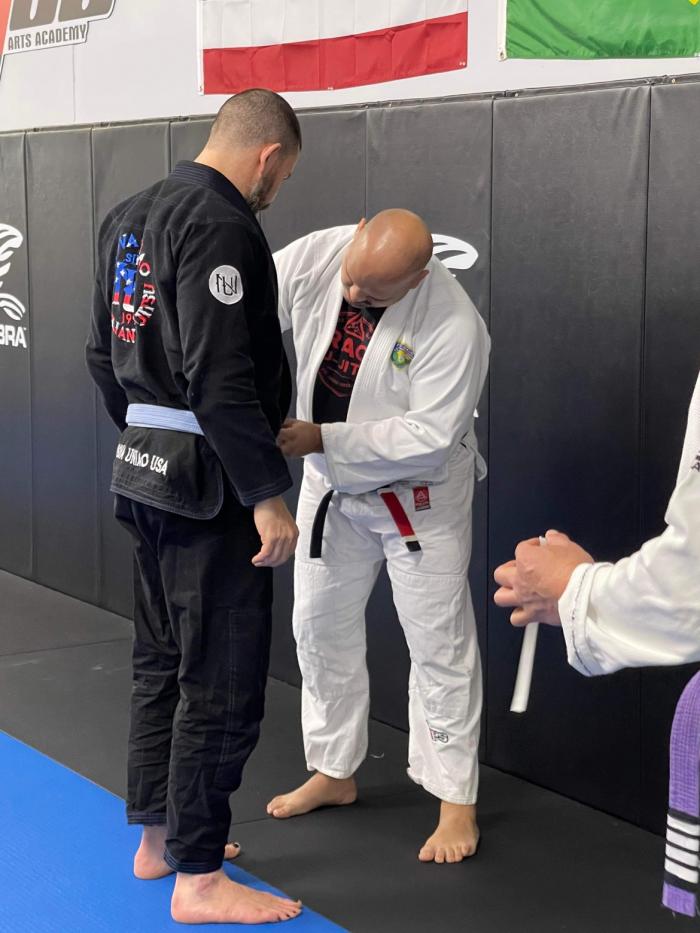 Blue belt · February 7, 2020 · Promoted by Professor Mark Buntich