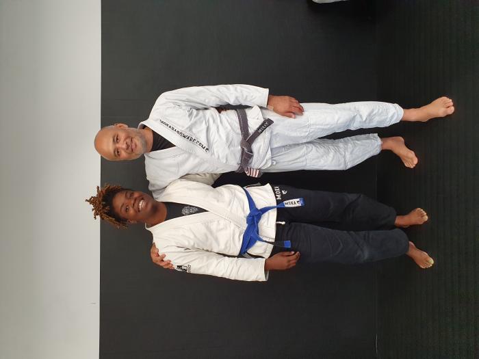 Blue belt · December 20, 2019 · Promoted by Shimon Mochizuki