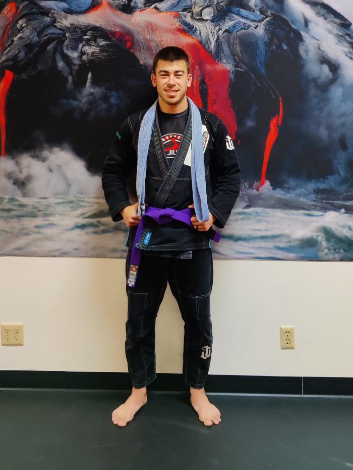 Purple belt · November 22, 2021 · Promoted by Brenton Fitzgerald