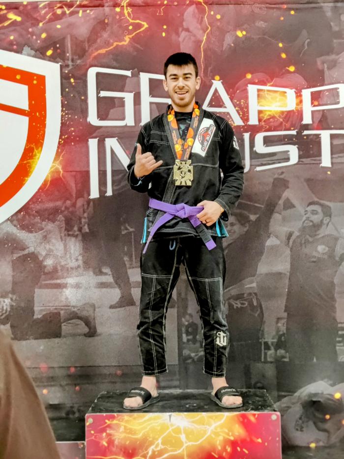 Gold Medal at Grappling Industries Chicago Jan 2022