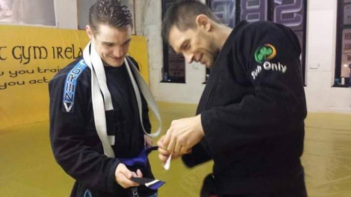 Blue belt · December 18, 2014 · Promoted by Arkadiusz Sternalski