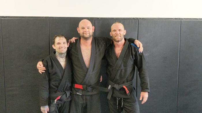 Training with Kristian Woodmansee and Josh Hinger at Logic BJJ
