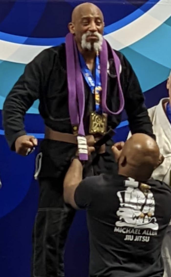 Brown belt · April 7, 2022 · Promoted by Professor Micheal Allen