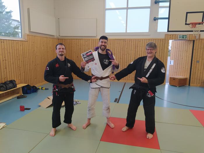 Brown belt · April 12, 2022 · Promoted by Jörg Lothmann