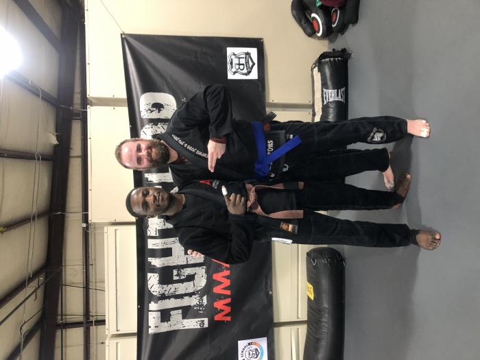 Blue belt · April 12, 2022 · Promoted by Anthony Jones