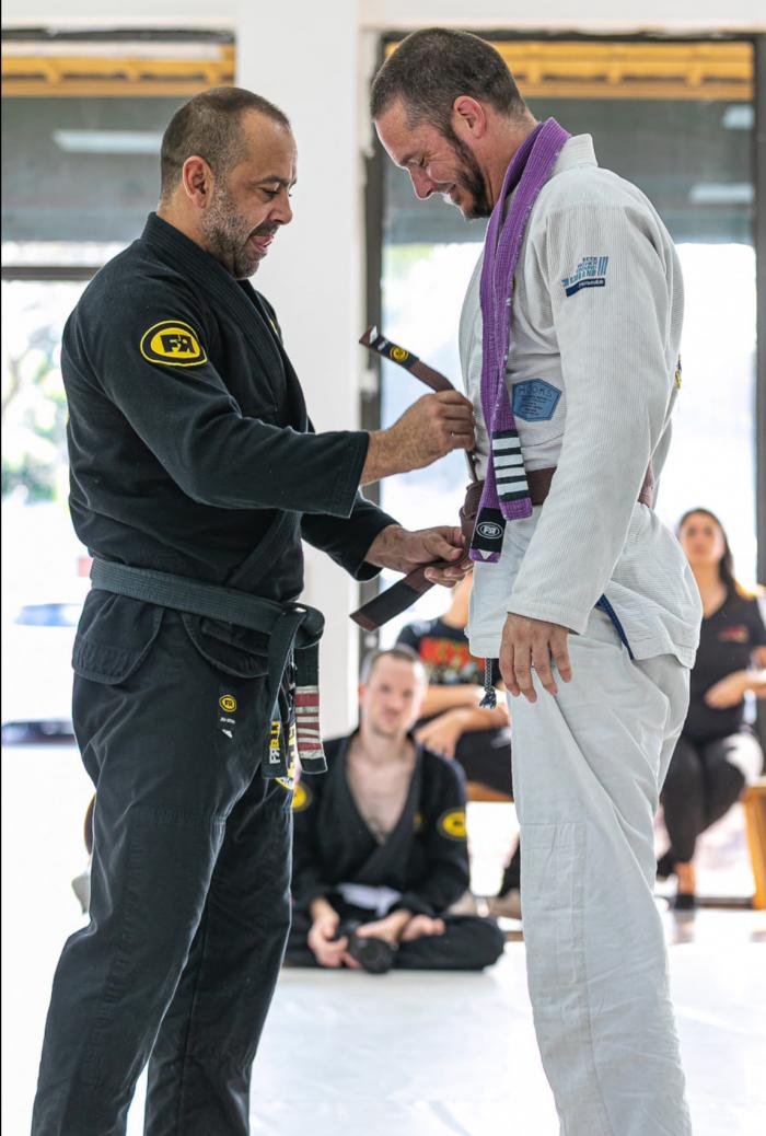 Brown belt · December 11, 2021 · Promoted by Fabin Rosa