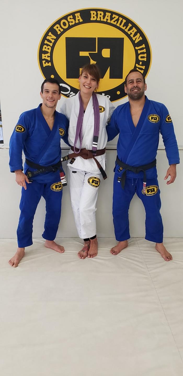 Brown belt · February 6, 2021 · Promoted by Fabin Rosa