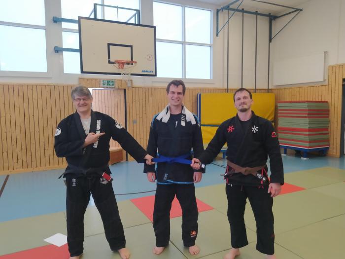Blue belt · April 12, 2022 · Promoted by Jörg Lothmann