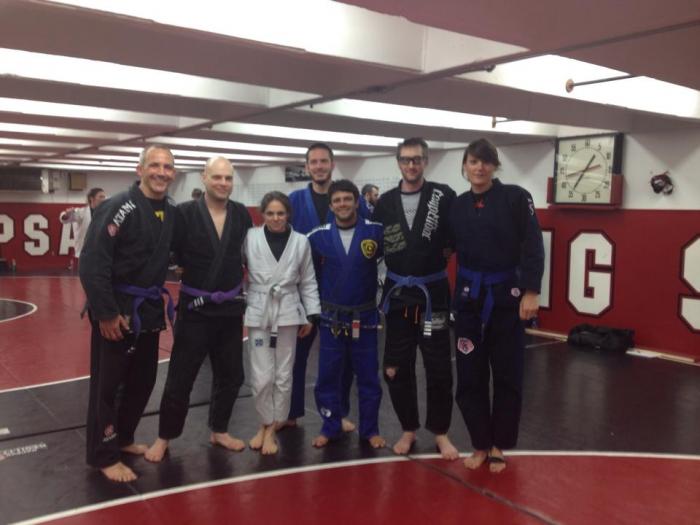 Robson Moura seminar as a freshly minted blue belt back in 2014.