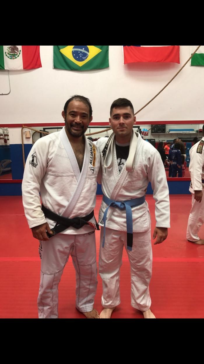 Blue belt · June 10, 2017 · Promoted by Tatsuo Goya
