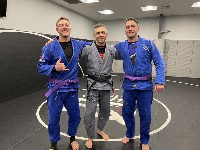 Chris and Paul Purple Belt Promotions