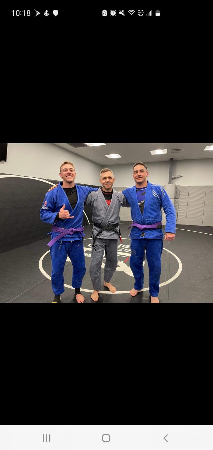 Purple belt · April 12, 2022 · Promoted by Brandon Dimick