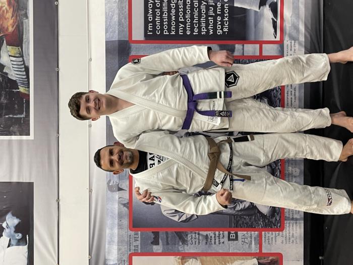 Purple belt · October 28, 2019 · Promoted by Rener Gracie