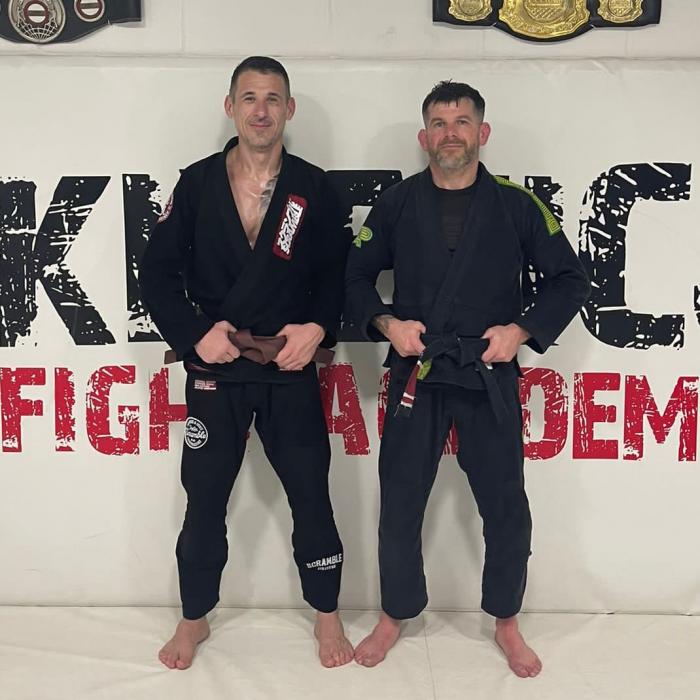 Brown belt · April 12, 2022 · Promoted by Mark Hobbs