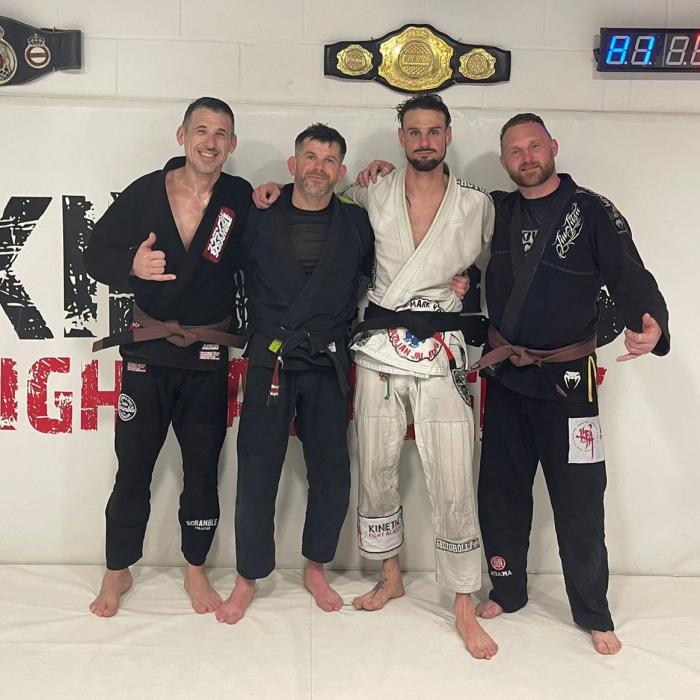 Brown belt · April 12, 2022 · Promoted by Mark Hobbs