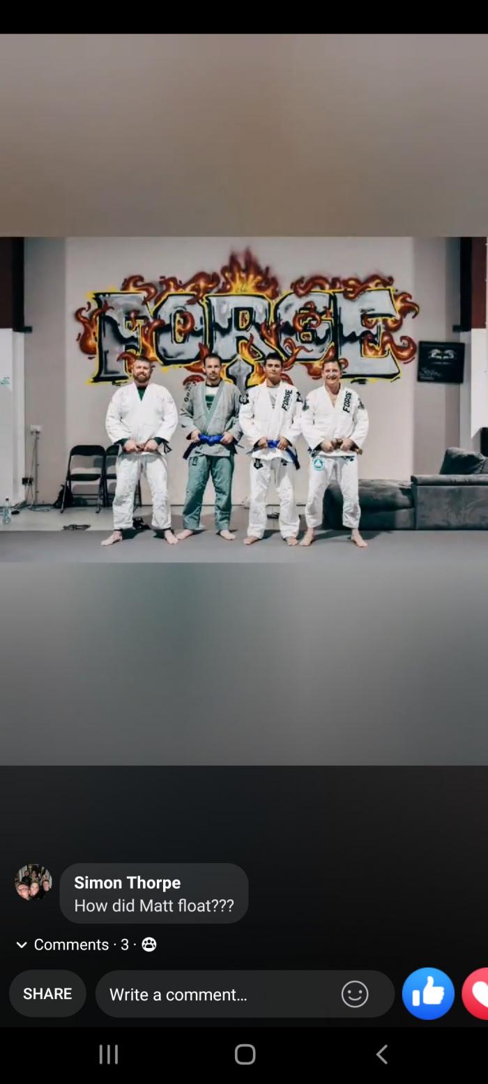 Blue belt · March 8, 2022 · Promoted by Nathan Kuhnert