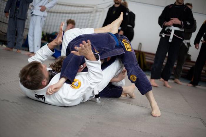 sparring during graduationday