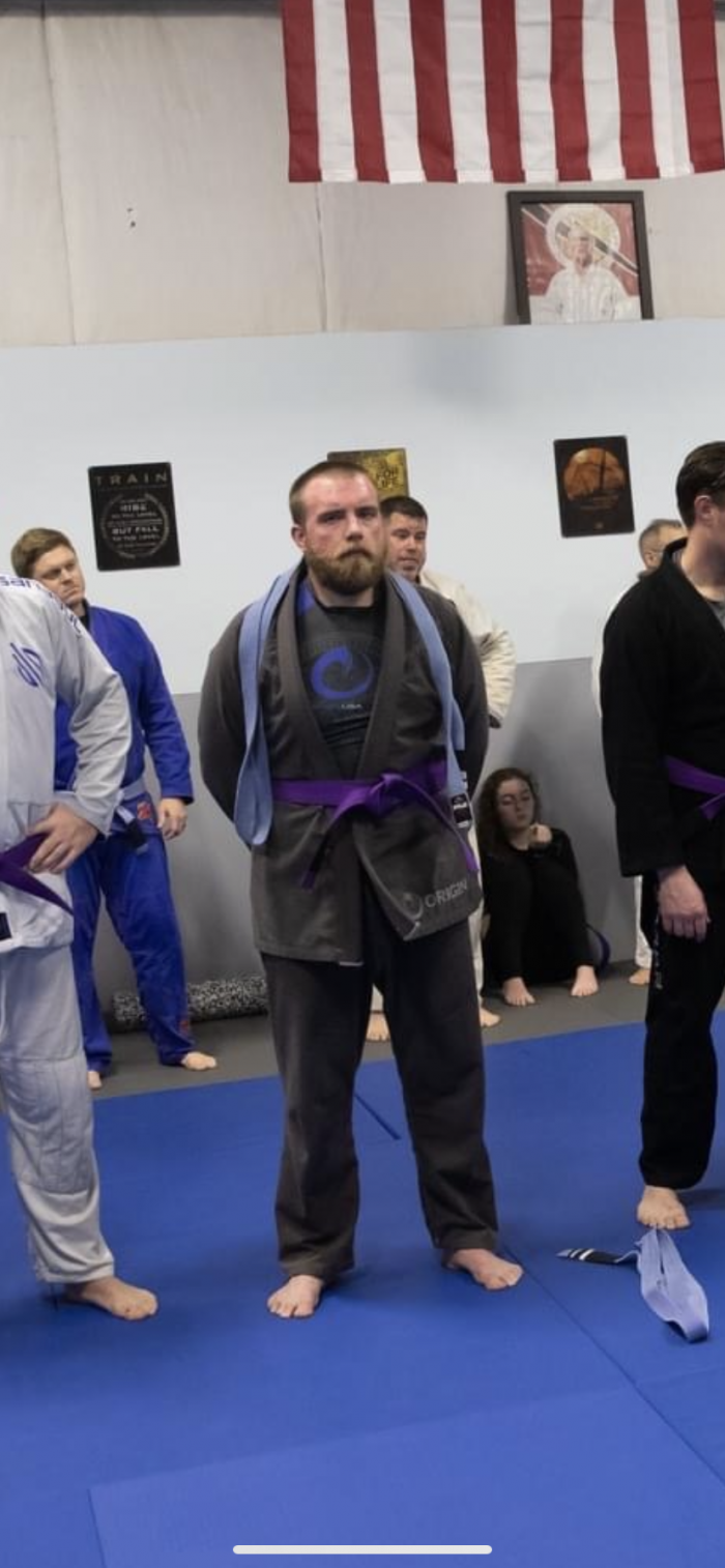 Purple belt · December 11, 2021 · Promoted by Jay Bell