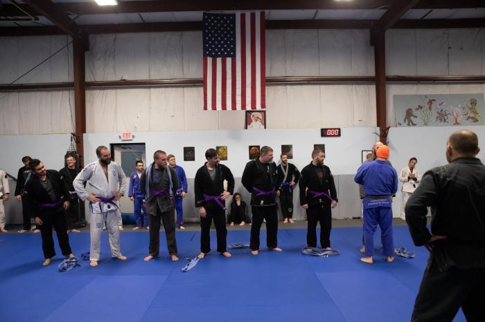 Purple belt · December 11, 2021 · Promoted by Jay Bell