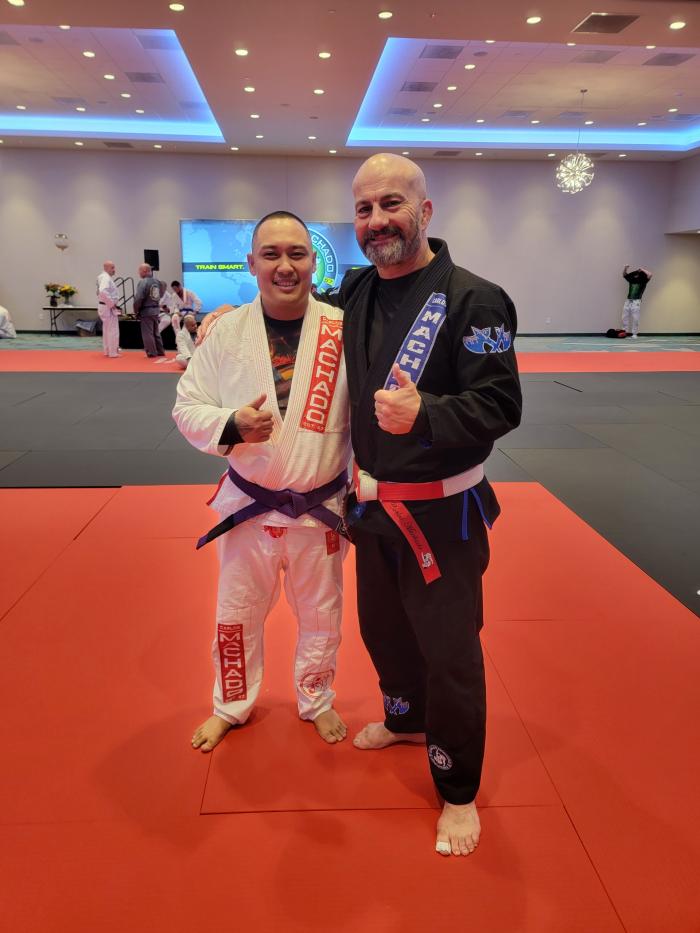 Purple belt · April 23, 2022 · Promoted by Carlos Machado