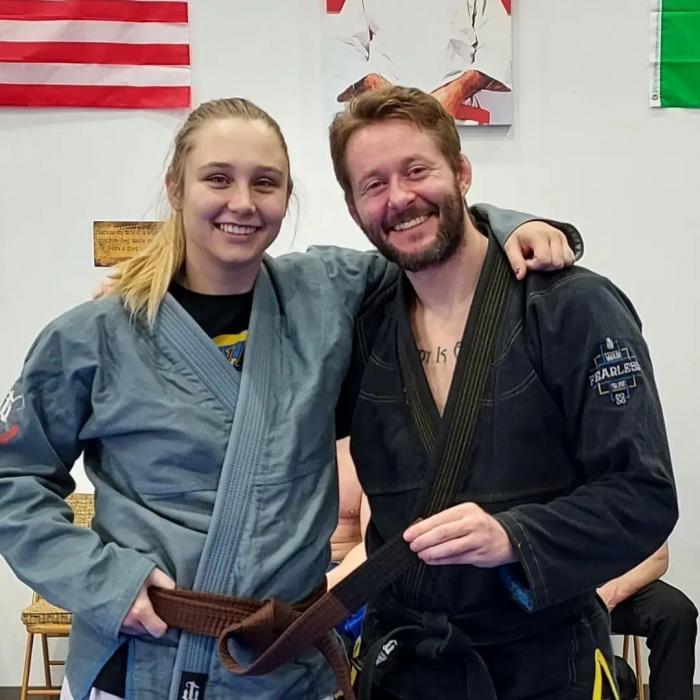 Brown belt · April 24, 2022 · Promoted by John DeVall