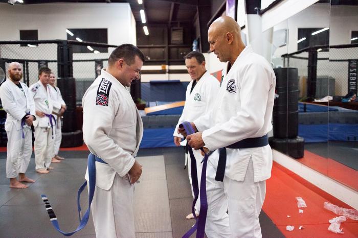 Purple belt · May 7, 2019 · Promoted by Royce Gracie