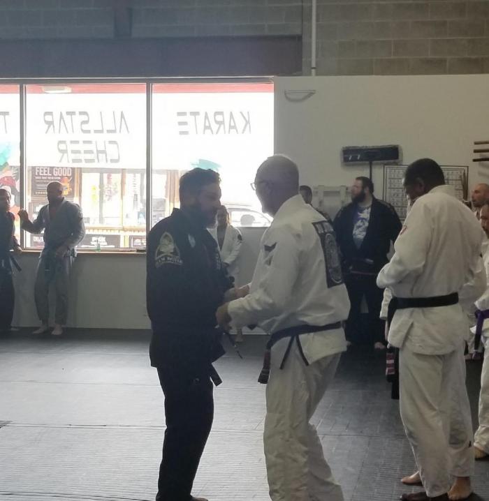 Blue belt · September 16, 2018 · Promoted by Scott Thompson