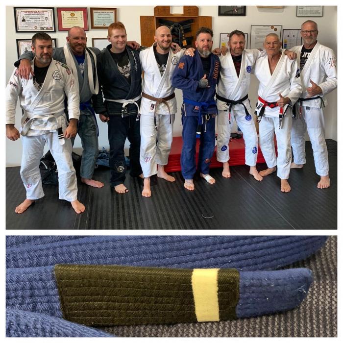 Blue belt · September 16, 2018 · Promoted by Scott Thompson