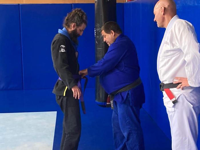 Purple belt · April 30, 2022 · Promoted by Michael Fooks