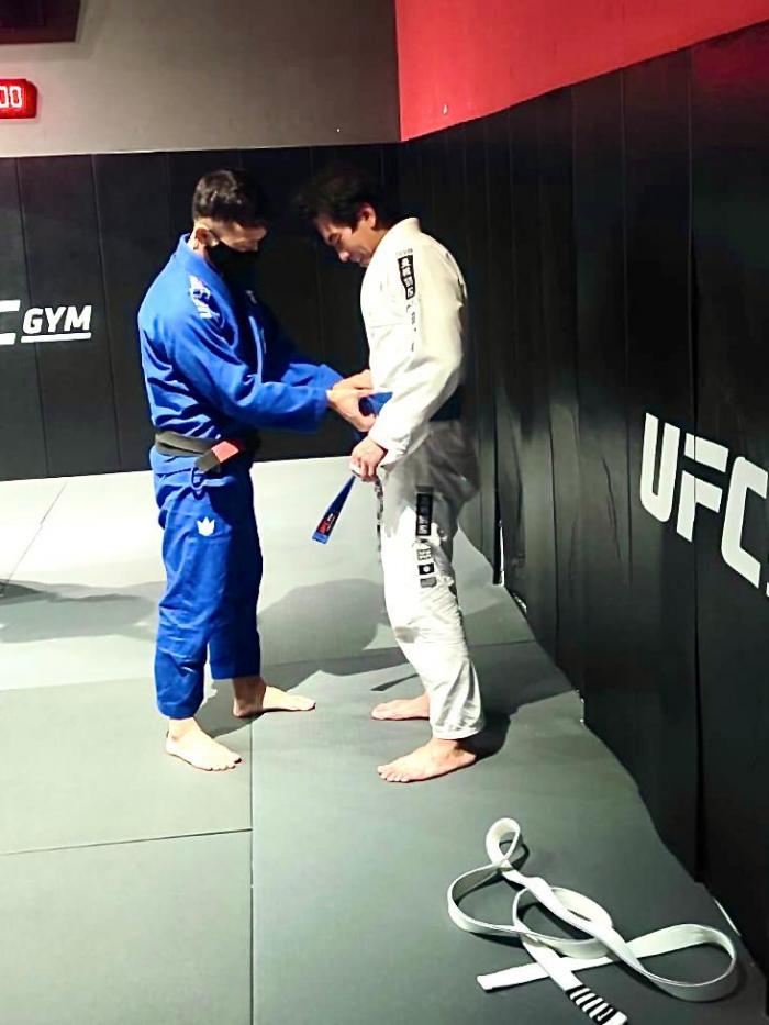 Blue belt · April 30, 2022 · Promoted by Professor Takeo Tani
