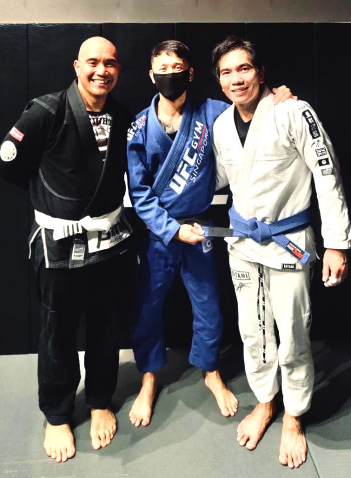 Blue belt · April 30, 2022 · Promoted by Professor Takeo Tani