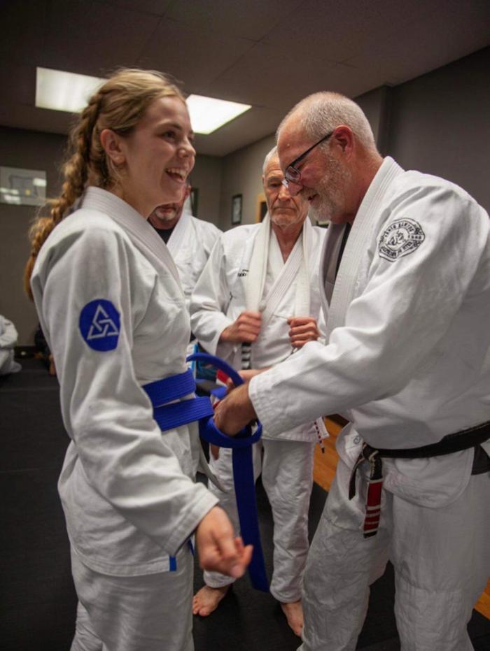 Blue belt · October 23, 2022 · Promoted by Scott Thompson