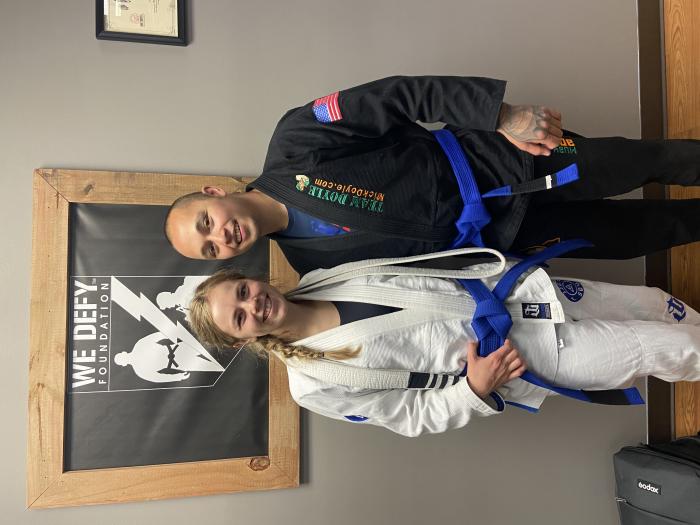Blue belt · October 23, 2022 · Promoted by Scott Thompson