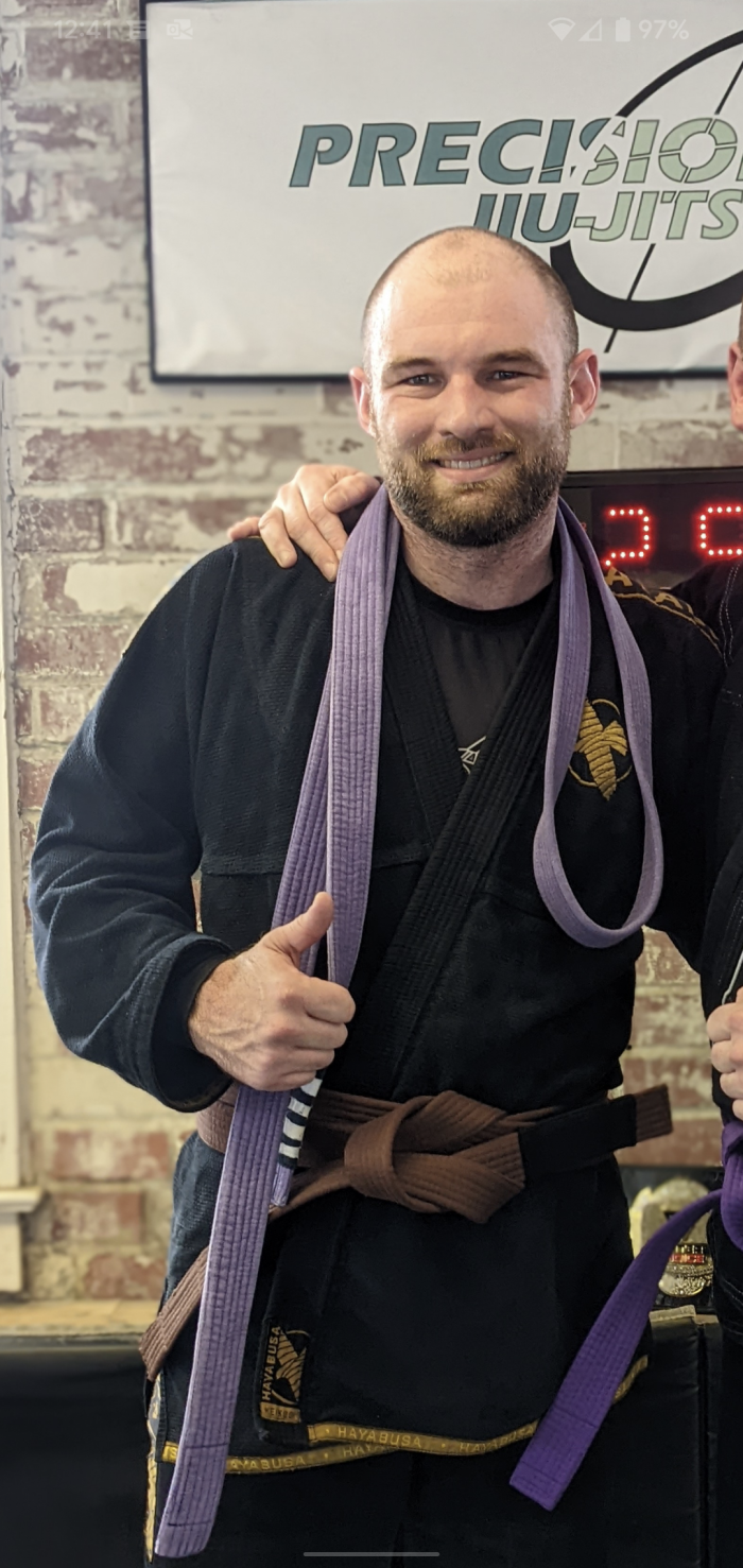 Brown belt · March 12, 2022 · Promoted by Rob Scheier