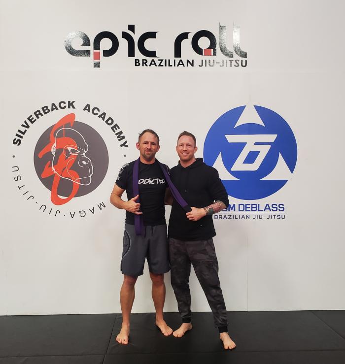 Purple belt · December 30, 2021 · Promoted by Sean Stoopman