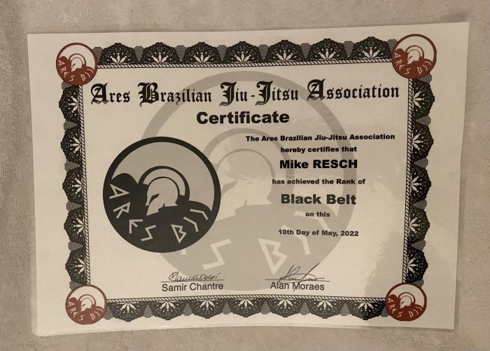 Black belt · May 10, 2022 · Promoted by Samir Chantre