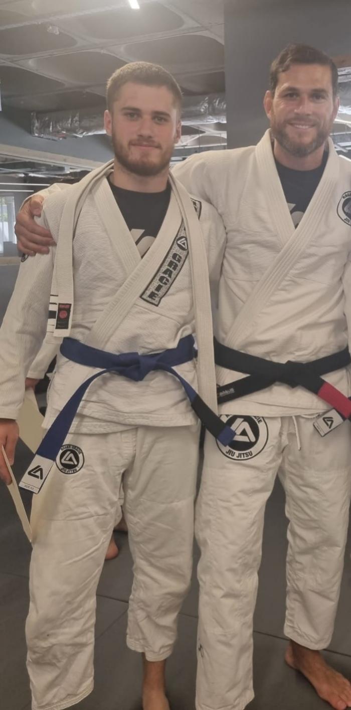 Blue belt · August 7, 2021 · Promoted by Roger Gracie