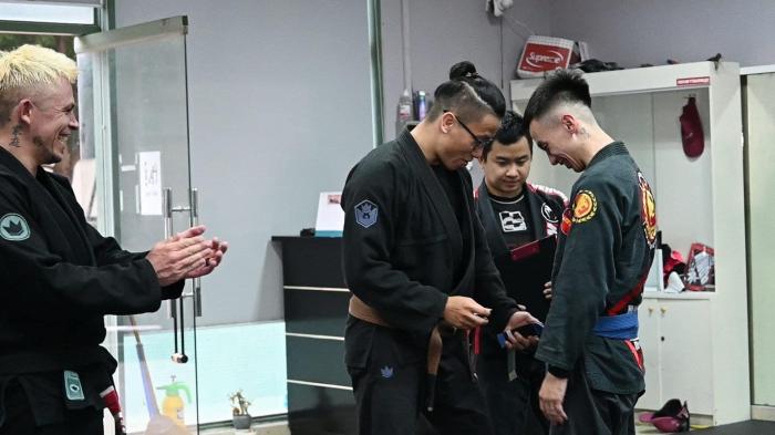 Blue belt · May 14, 2022 · Promoted by Lê Cường